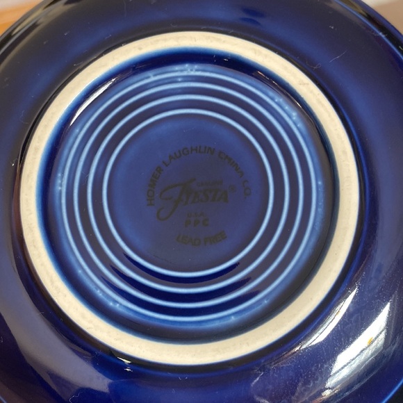 Fiestaware Cobalt cups and saucers (retired color-2021) great condition - Picture 3 of 10